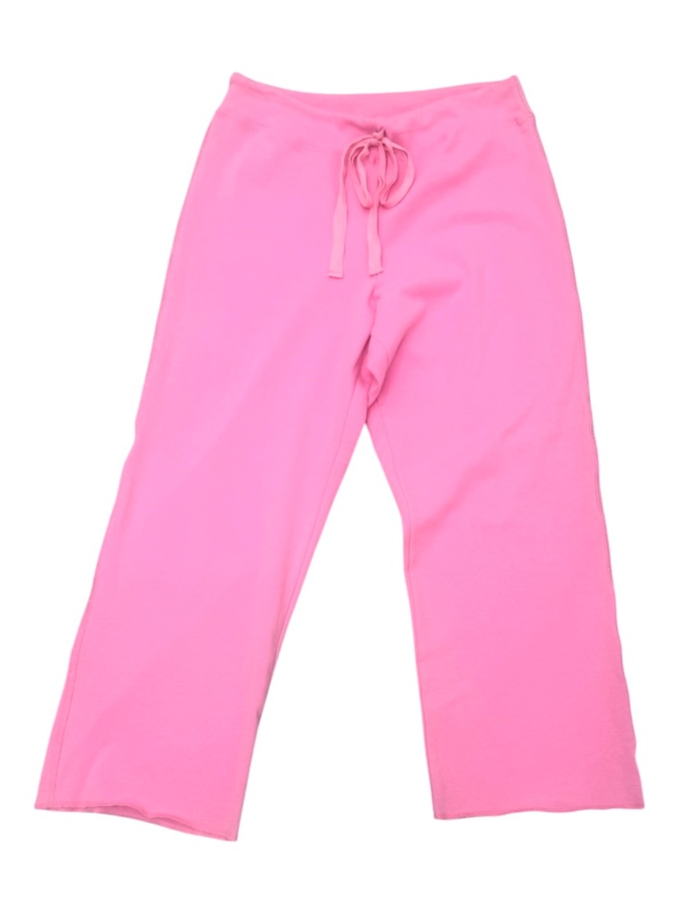 NECESSITEES PINK 808 CAPRI RAW CORD DRAWSTRING PANTS
